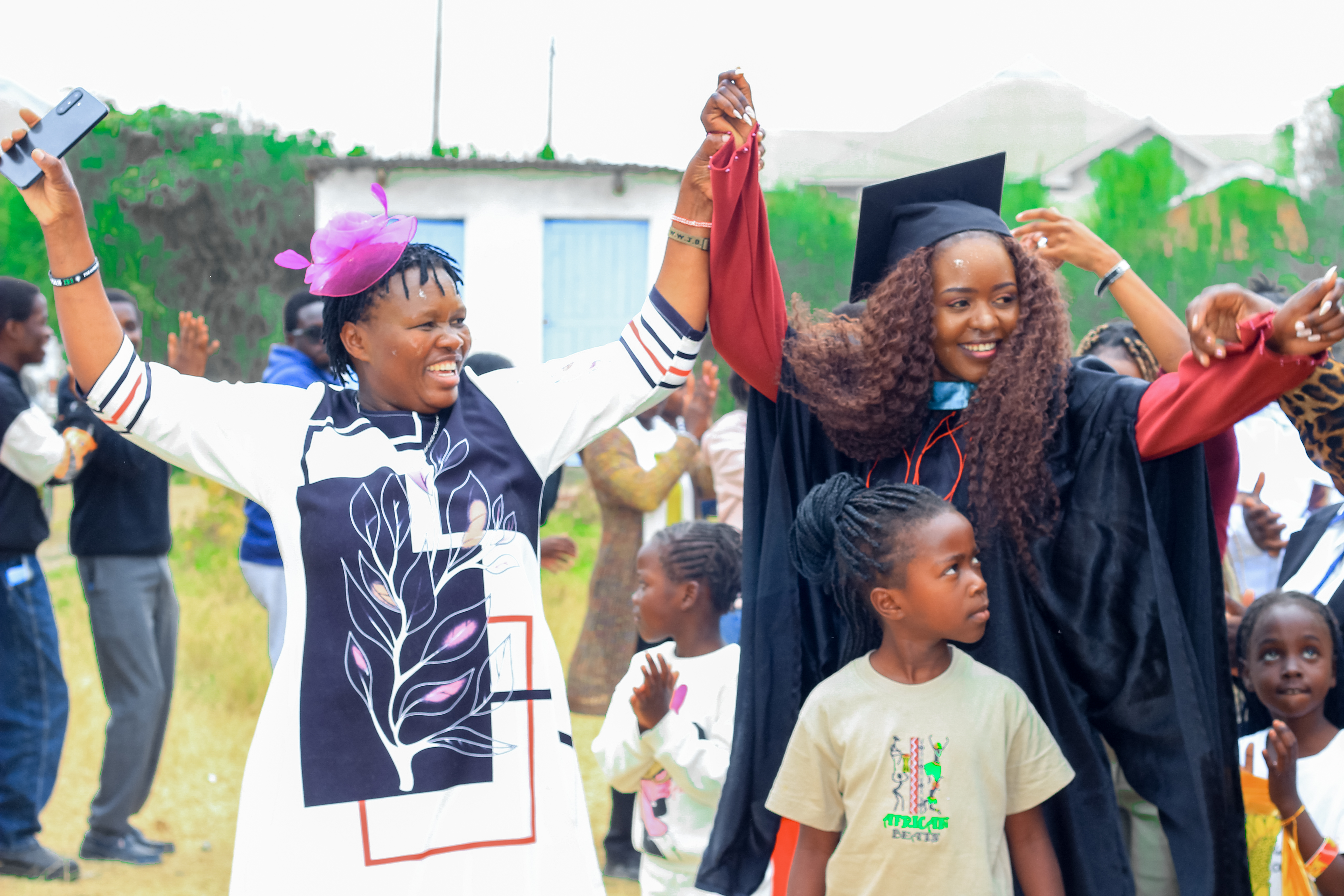 Sarah's graduation celebration