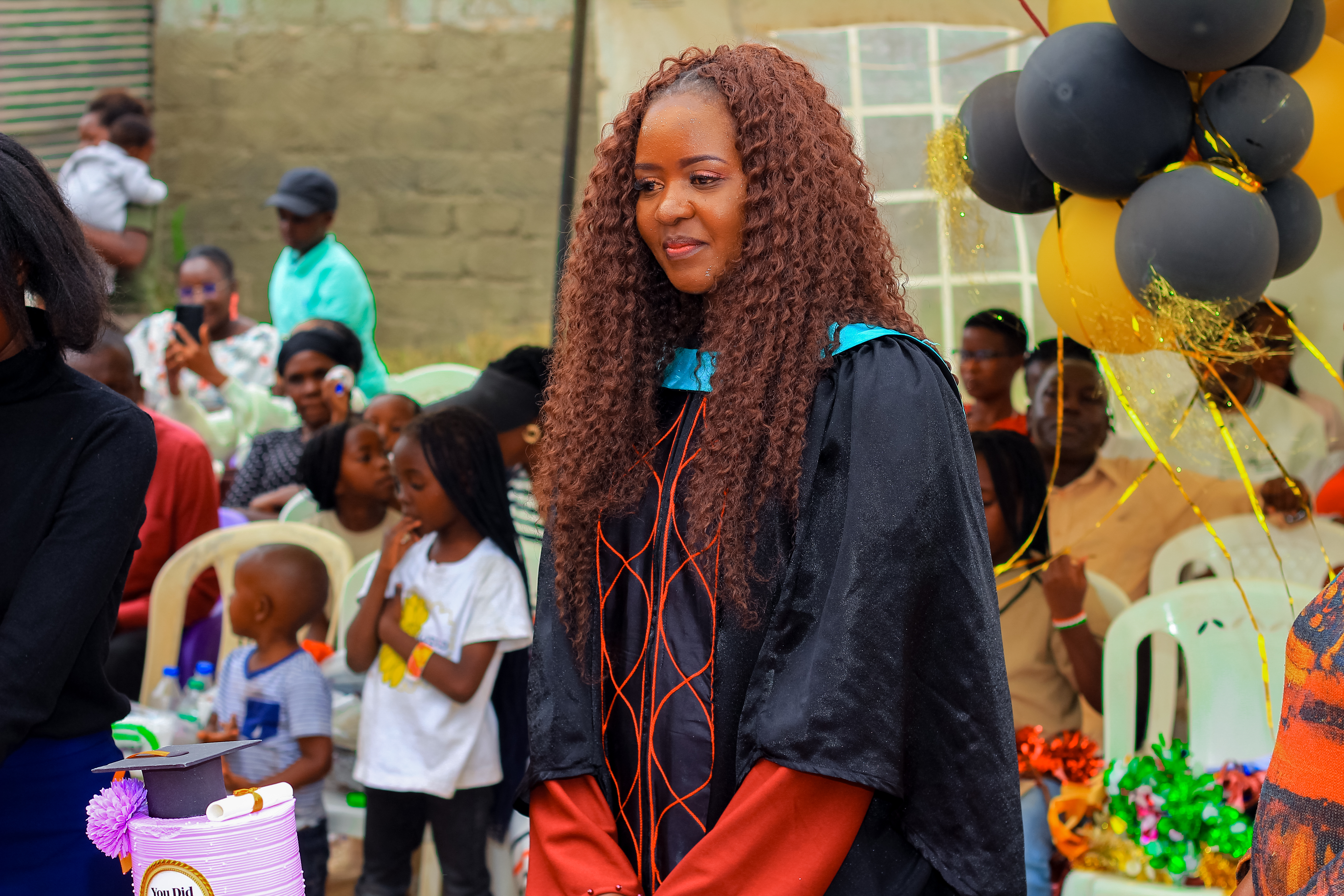 Sarah's graduation celebration